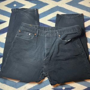 Men’s Black Levi Denim